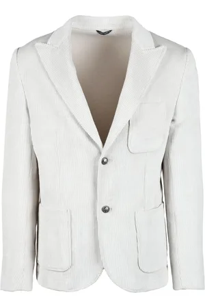 D.A. Daniele Alessandrini Jassen, Heren, , S, Polyester, Grijze Jas met Polyester Mix