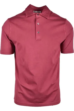 FILIPPO DE LAURENTIIS Tops, Heren, Rood, L, Katoen, Polo