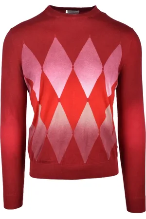 BALLANTYNE Truien, Heren, Rood, XL, Katoen, Maglia