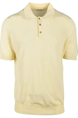 BALLANTYNE Tops, Heren, Geel, XL, Katoen, Polo