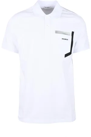 Bikkembergs Tops, Heren, Wit, L, Katoen, Tshirt
