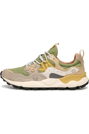 Flower Mountain Schoenen, Heren, Veelkleurig, 45 EU, Suede and fabric sneakers Yamano 3 UNI