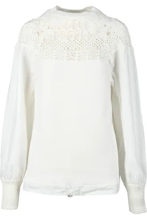 BALLANTYNE Truien, Dames, Wit, XS, Katoen, Maglia