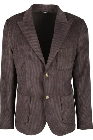 D.A. Daniele Alessandrini Jassen, Heren, Bruin, M, Polyester, Jas