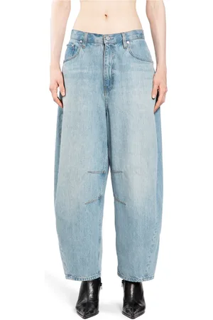 Helmut Lang Jeans, Dames, Blauw, W27, Denim, Lichtblauwe Denim Cocoon Jeans