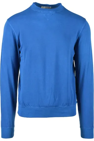 FILIPPO DE LAURENTIIS Sweatshirts & Hoodies, Heren, Blauw, XL, Katoen, Sweatshirt