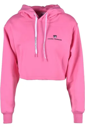 Chiara Ferragni Sweatshirts & Hoodies, Dames, Roze, M, Stijlvolle hoodie voor modebewuste vrouwen