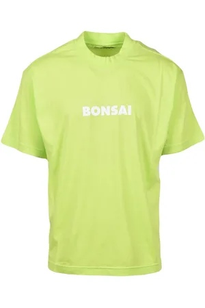 BONSAI Tops, Heren, Groen, M, Katoen, Tshirt