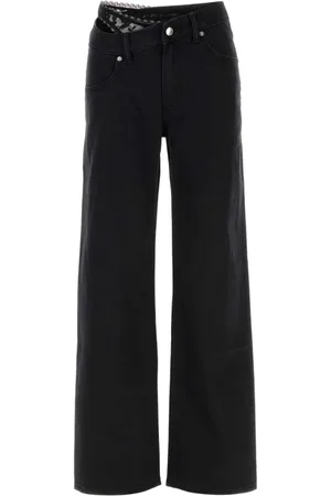 Alexander Wang Jeans, Dames, Zwart, W28, Denim, Zwarte Denim Jeans