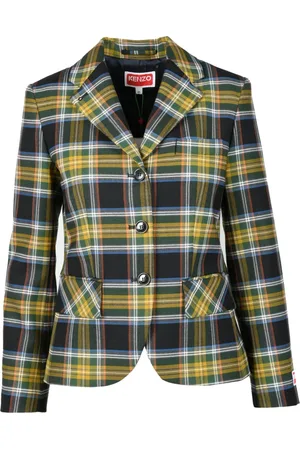 Kenzo Jassen, Dames, Veelkleurig, M, Wol, Jas