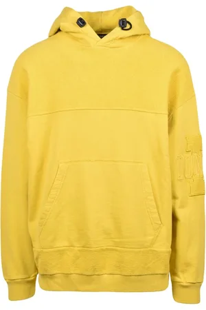 Dondup Sweatshirts & Hoodies, Heren, Geel, S, Katoen, Sweatshirt