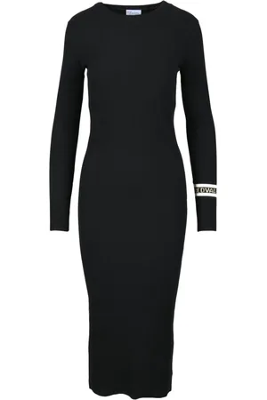 RED Valentino Kleedjes, Dames, Zwart, S, Polyester, Damesjurk