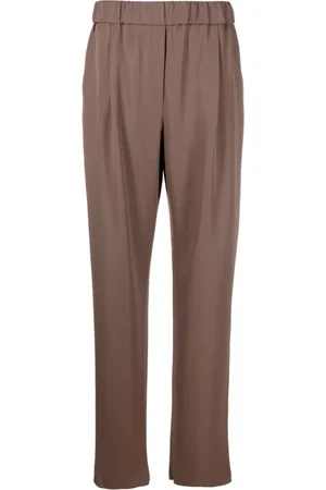 Giorgio Armani Broeken, Dames, Bruin, L, Stijlvolle broeken