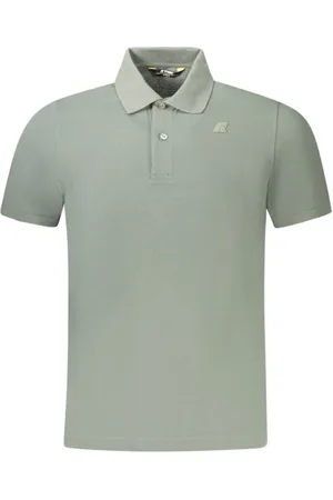 K-Way Tops, Heren, Groen, 2Xl, Katoen, Groen Katoenen Poloshirt voor Mannen