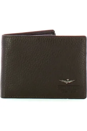 Aeronautica Militare Accessoires, Heren, Bruin, ONE Size, Leer, Zachte Portemonnee Am-181