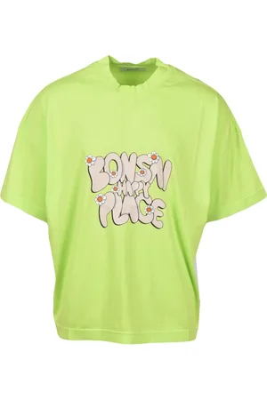 BONSAI Tops, Heren, Groen, M, Katoen, Tshirt
