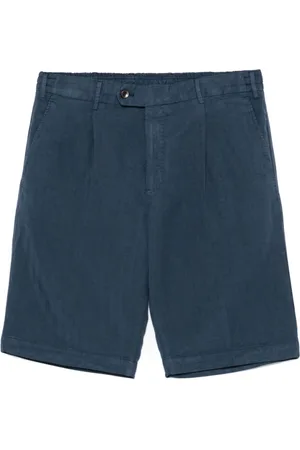 PT Torino Korte broeken, Heren, Blauw, XL, Katoen, Blauwe Bermuda Shorts Stijlvol Ontwerp