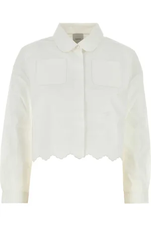 Patou Blouses & Shirts, Dames, , S, Witte Poplin Overhemd