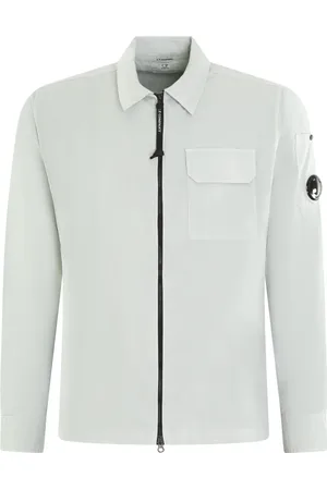 C.P. Company Jassen, Heren, Groen, M, Heren Overshirt Casual Stijl
