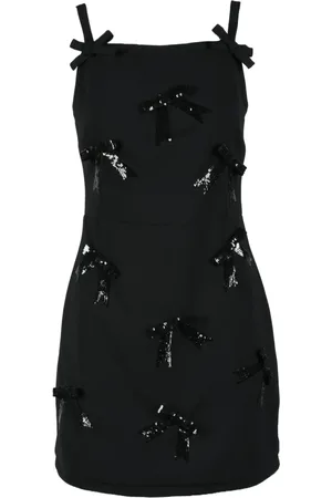 Msgm Kleedjes, Dames, Zwart, 2Xs, Polyester, Damesjurk van Polyester