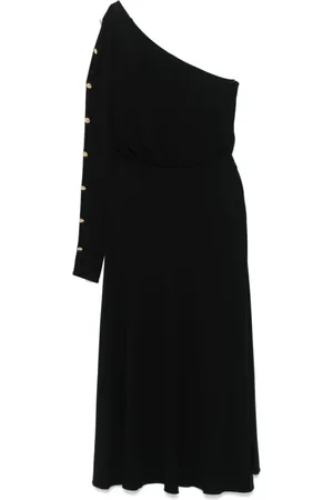 Elisabetta Franchi Kleedjes, Dames, Zwart, S, Elegante Zwarte Jurk