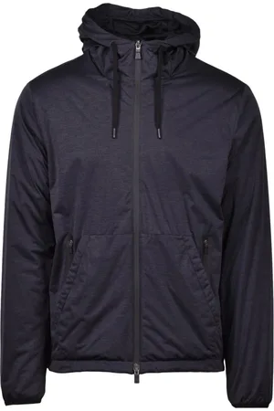 HERNO Jassen, Heren, Blauw, L, Polyester, Laminar Jas