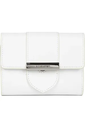 Lancaster Accessoires, Dames, Wit, ONE Size, Leer, Omslagportemonnees