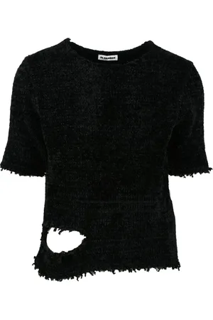 Jil Sander Truien, Heren, Zwart, M, Katoen, Maglia