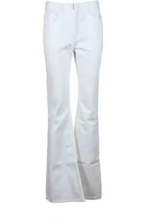 Givenchy Broeken, Dames, Wit, M, Katoen, Broek
