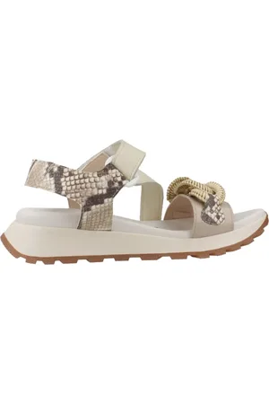 Hispanitas Schoenen, Dames, , 37 EU, Platte Sandalen met Slangen Detail