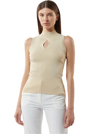 Silvian Heach Truien, Dames, , XS, Nylon, Top mouwloos in gebreid met cut-out