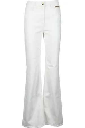 Elisabetta Franchi Jeans, Dames, Wit, W26, Katoen, Jeans