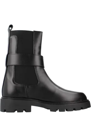 Alpe Schoenen, Dames, Zwart, 37 EU, Klassieke Chelsea Boots Agnes Stijl