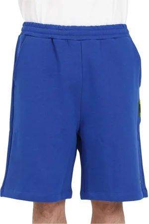 BARROW Korte broeken, Heren, Blauw, S, Katoen, Katoenen Bermuda Shorts