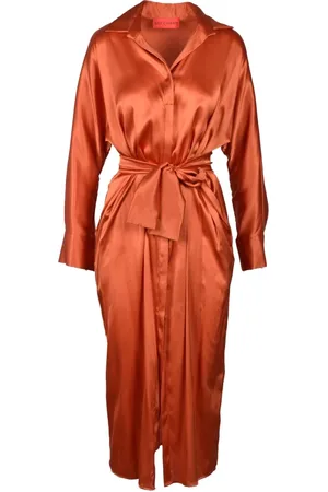 FARFETCH Kleedjes, Dames, Bruin, S, Damesjurk