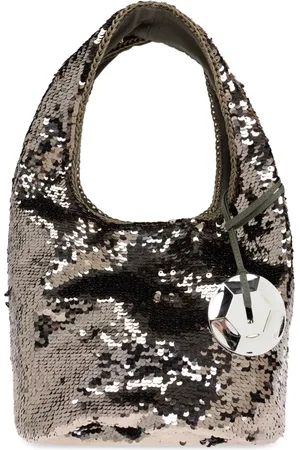 J.W.Anderson Tassen, Dames, Grijs, ONE Size, Pailletten, Handtas Mini Pailletten