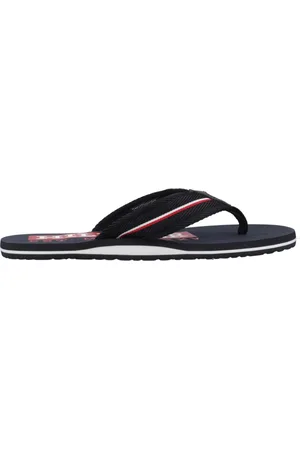 Tommy Hilfiger Schoenen, Heren, Blauw, 44 EU, Corporate Beach Sandal Flip Flops