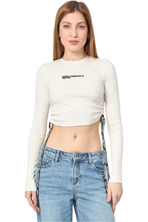 Karl Lagerfeld Tops, Dames, Wit, XS, T-shirts en Polos Wit