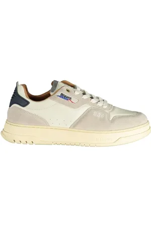 Blauer Schoenen, Heren, Veelkleurig, 43 EU, Witte Polyethyleen Heren Sneaker