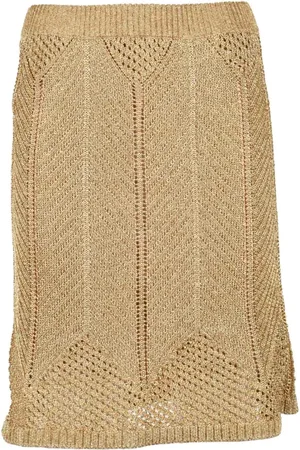Alberta Ferretti Rokken, Dames, Geel, S, Katoen, Rok
