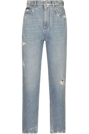 Dolce & Gabbana Jeans, Dames, Blauw, L, Katoen, Blauwe Jeans
