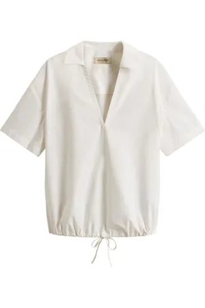 Woolrich Blouses & Shirts, Dames, , S, Crème Overhemden