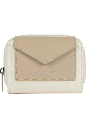 Lancaster Accessoires, Dames, Wit, ONE Size, Stijlvolle Ritsportefeuilles