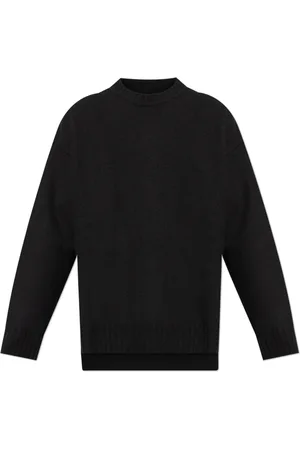Jil Sander Truien, Heren, Zwart, XL, Wol, Wollen trui