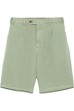 PT Torino Korte broeken, Heren, Groen, M, Katoen, Groene Bermuda Shorts Stijlvol Comfortabele Pasvorm