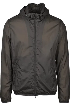 HERNO Jassen, Heren, Groen, L, Winddichte Rits Jas