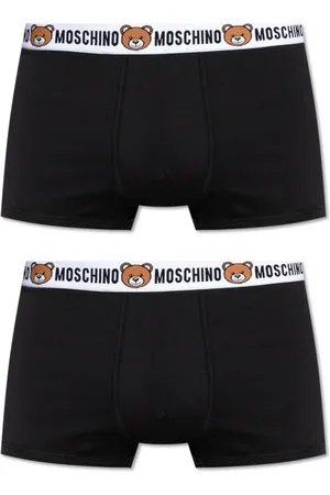 Moschino Ondergoed, Heren, Zwart, 2Xl, Katoen, Twee-pack boxershorts
