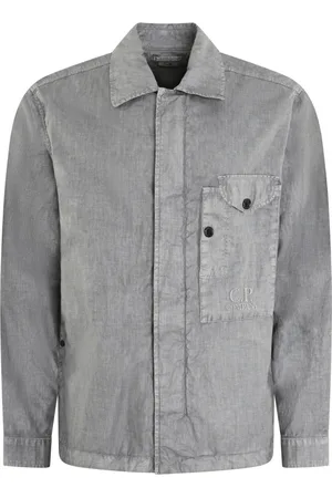C.P. Company Jassen, Heren, Groen, L, Groene Wax Overshirt