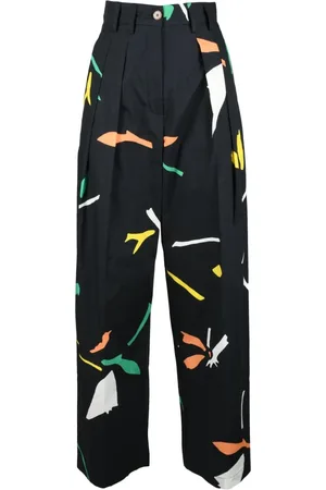 ALYSI Broeken, Dames, Zwart, S, Katoen, Broek