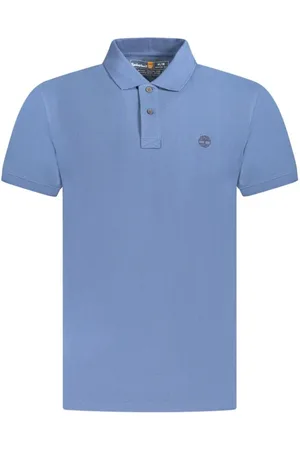 Timberland Tops, Heren, Blauw, 2Xl, Katoen, Blauw Katoenen Heren Polo Shirt